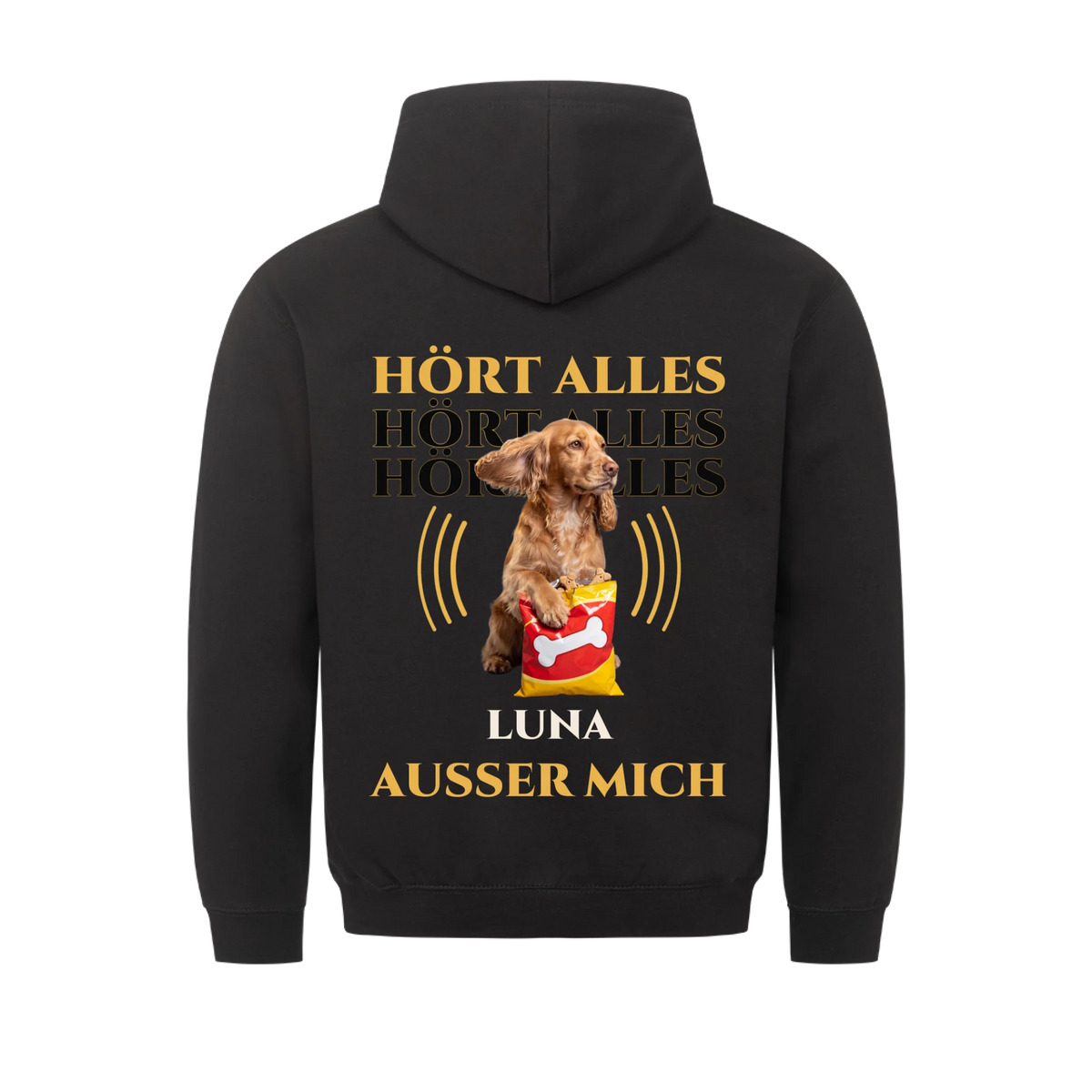 Hört alles außer mich - Upgrade Hoodie - personalisiert mit Foto & Name | Lil Snouts