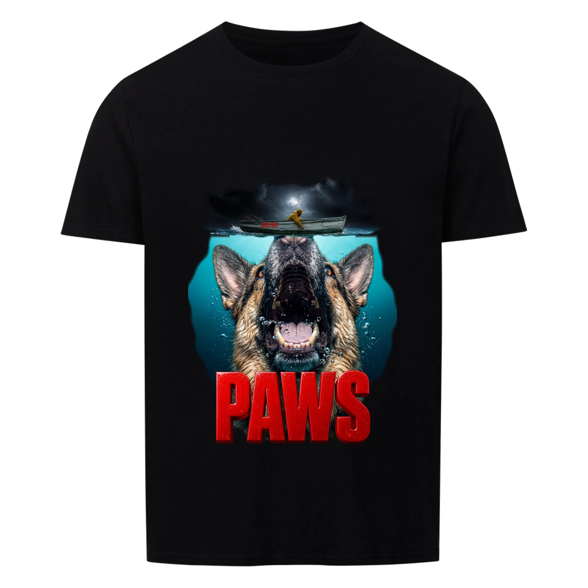 Paws - Dein Hund oder deine Katze als Riesenmonster von unten - T-Shirt personalisiert mit Foto & Name | Lil Snouts