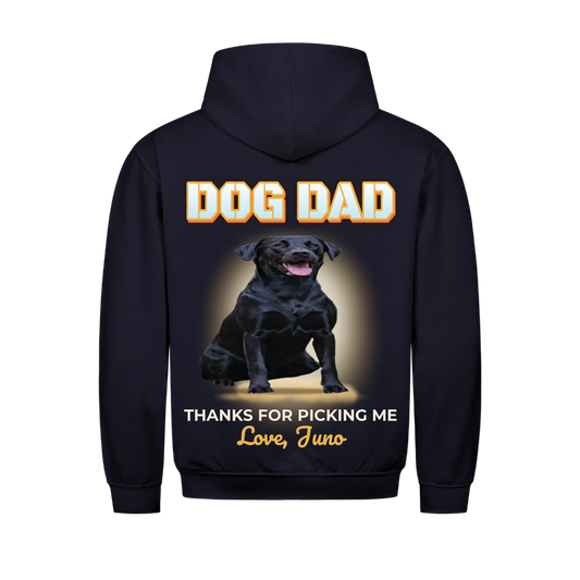 Dog Dad: Walks. Treats. Repeat. – Your Pet – T-Shirt or Hoodie