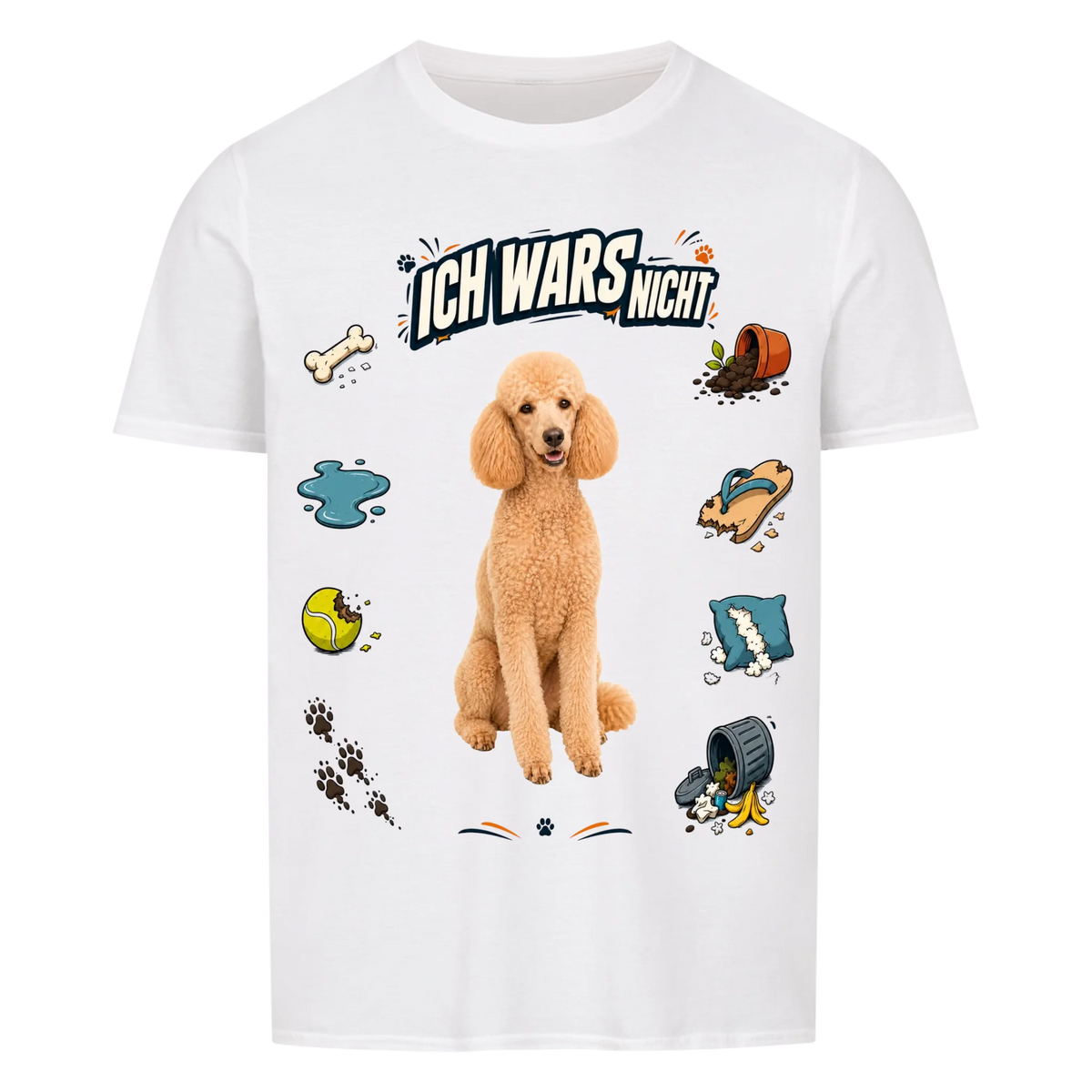 Ich wars nicht T-Shirt – personalisiertes Hunde-Shirt mit Foto und Name | Lil Snouts
