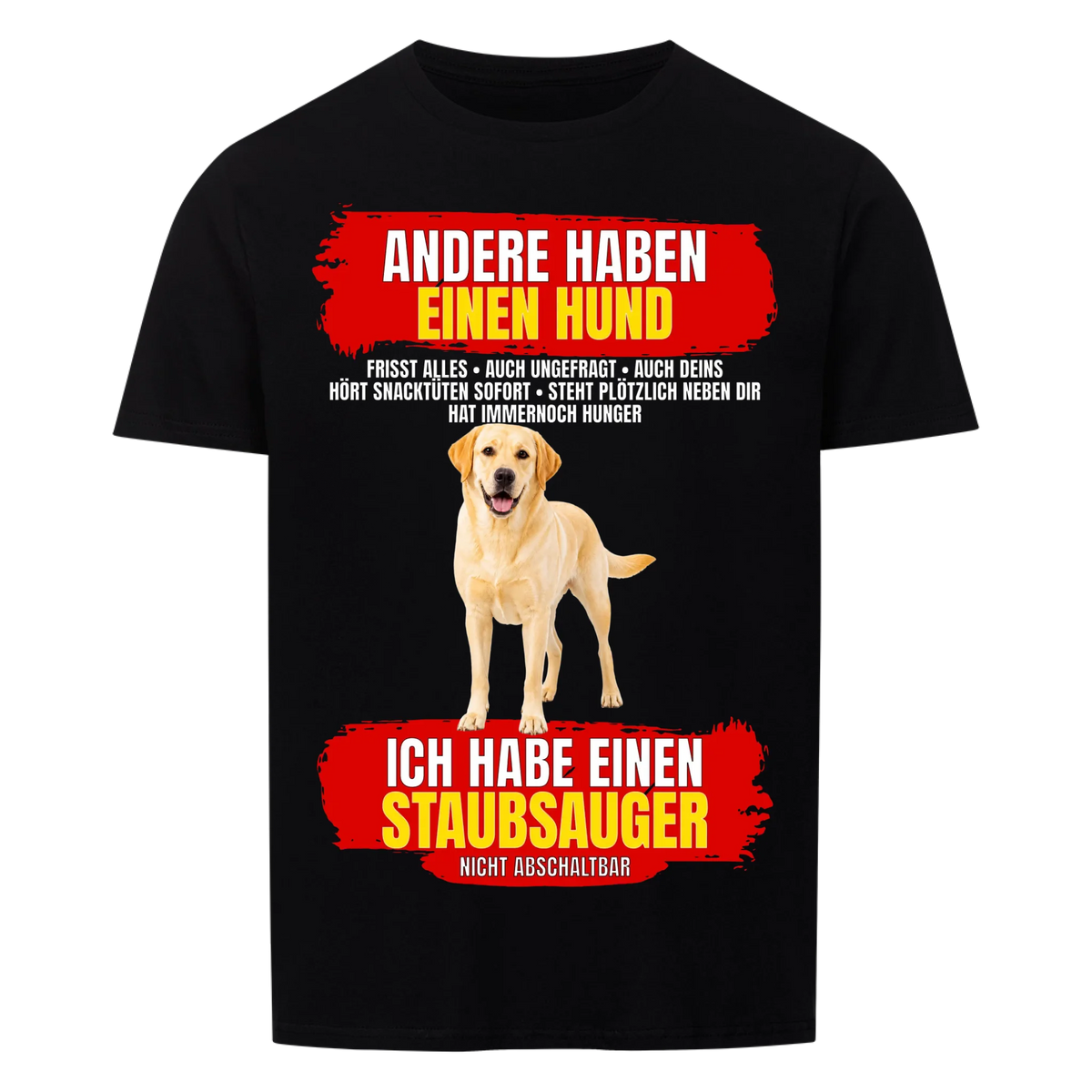 Staubsauger T-Shirt – personalisiertes Hunde-Shirt mit Foto und Name | Lil Snouts