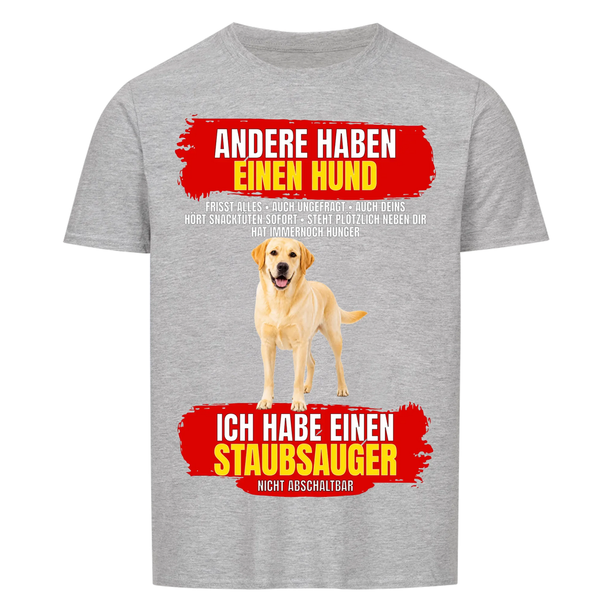 Staubsauger Hunde-T-Shirt personalisiert – Farbvariante