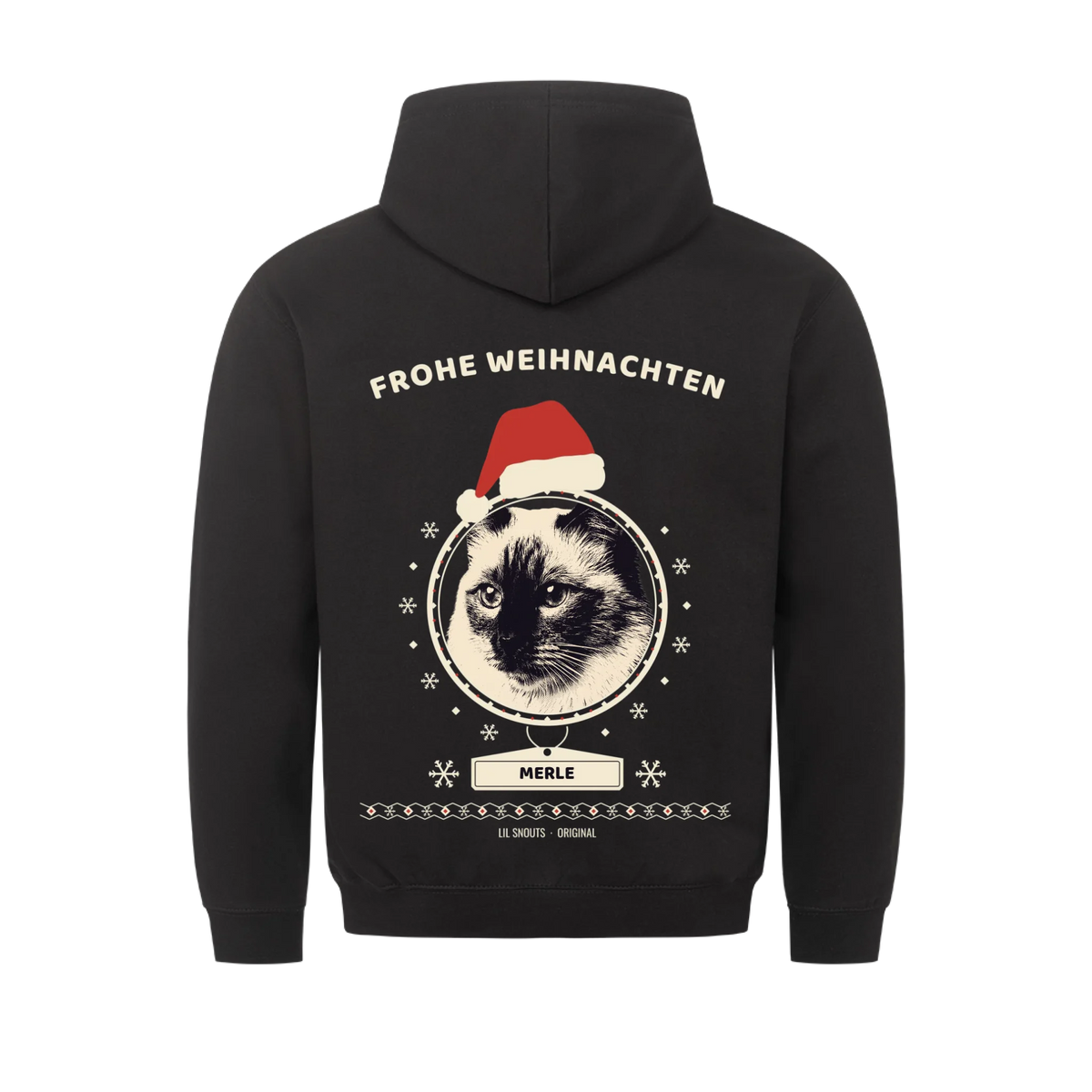 Weihnachts-Medaillon – personalisiert mit Foto und Name deines Haustiers, Druckansicht 2 | Lil Snouts