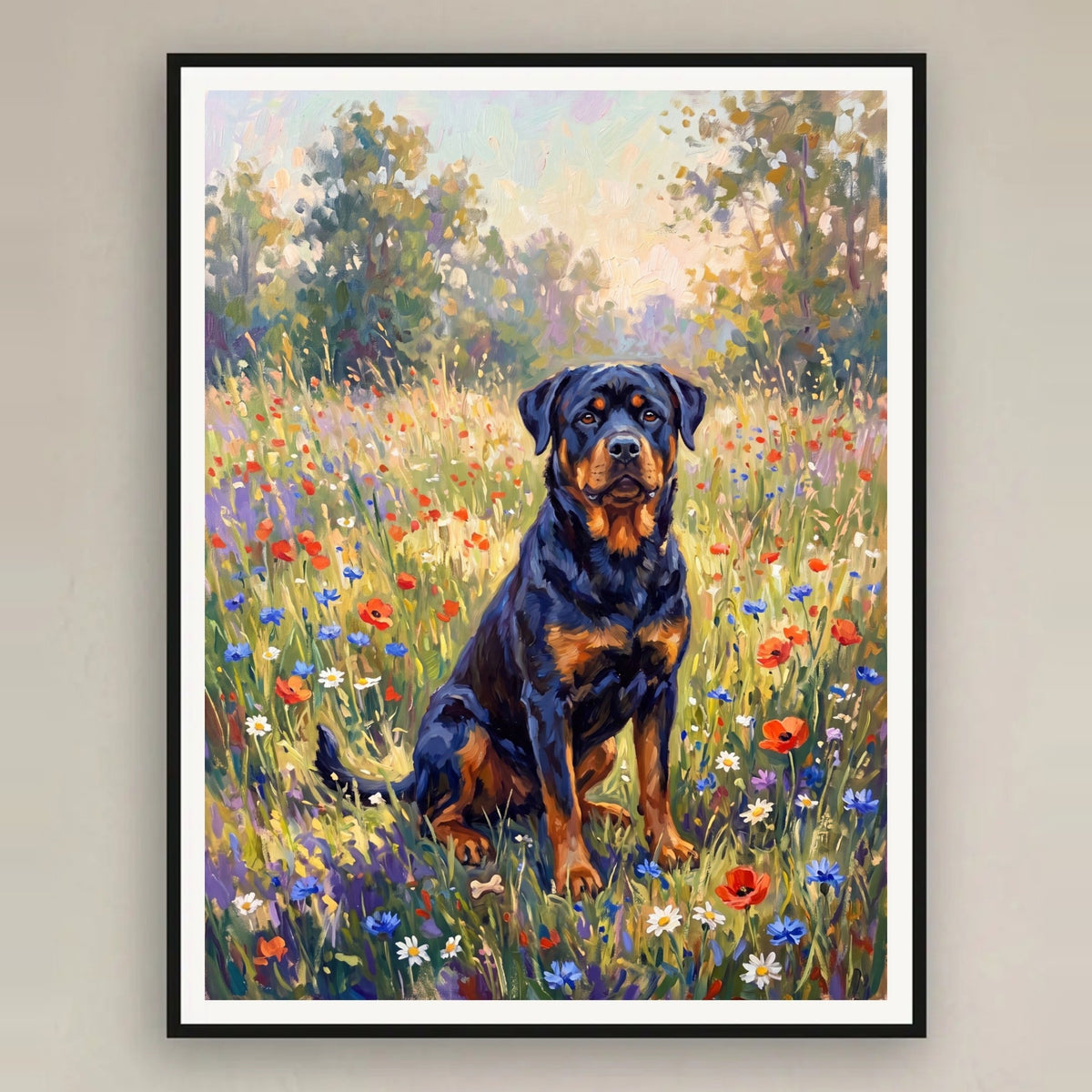 Poster und Leinwand Kartenbild Sommerwiese